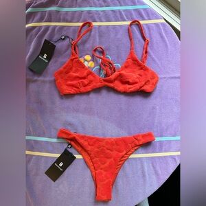 Blackbough x The Summer I Turned Pretty Orange Bikini. Size L. NWT